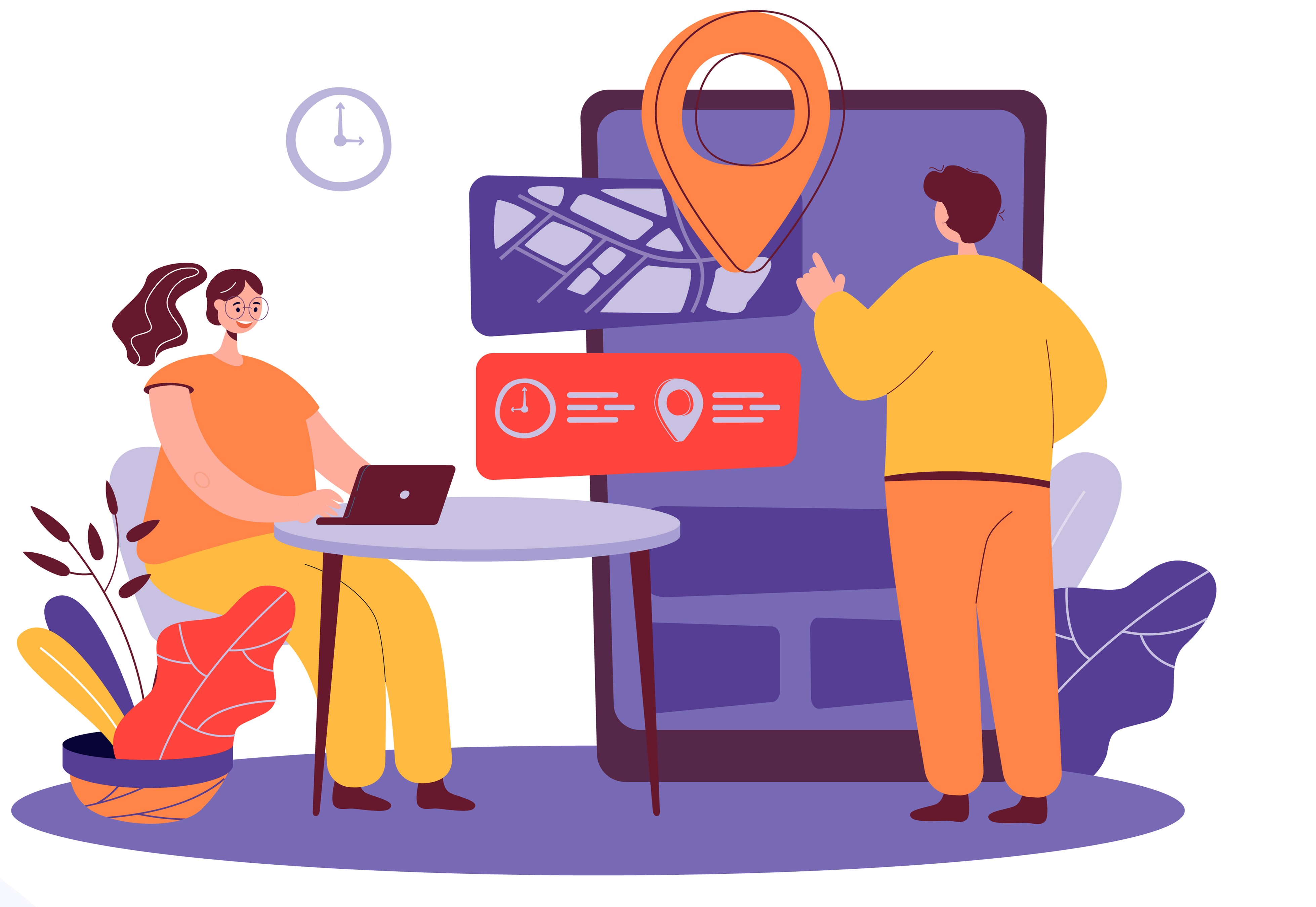 Employee management illustration