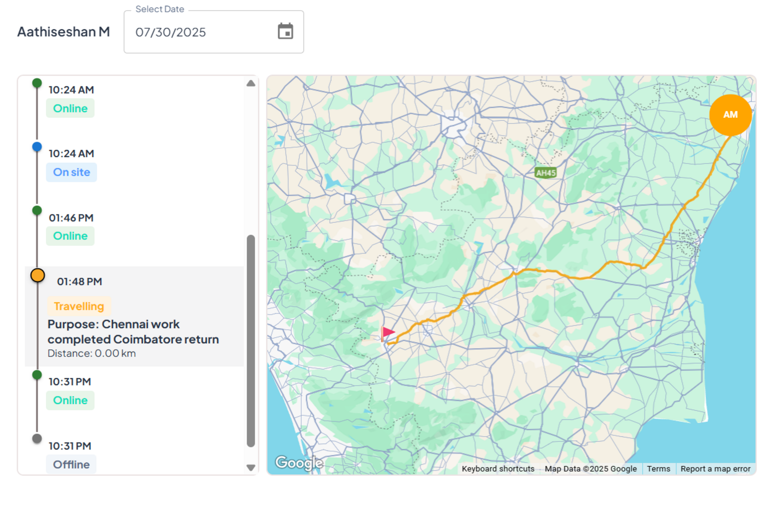 Track Daily Activities