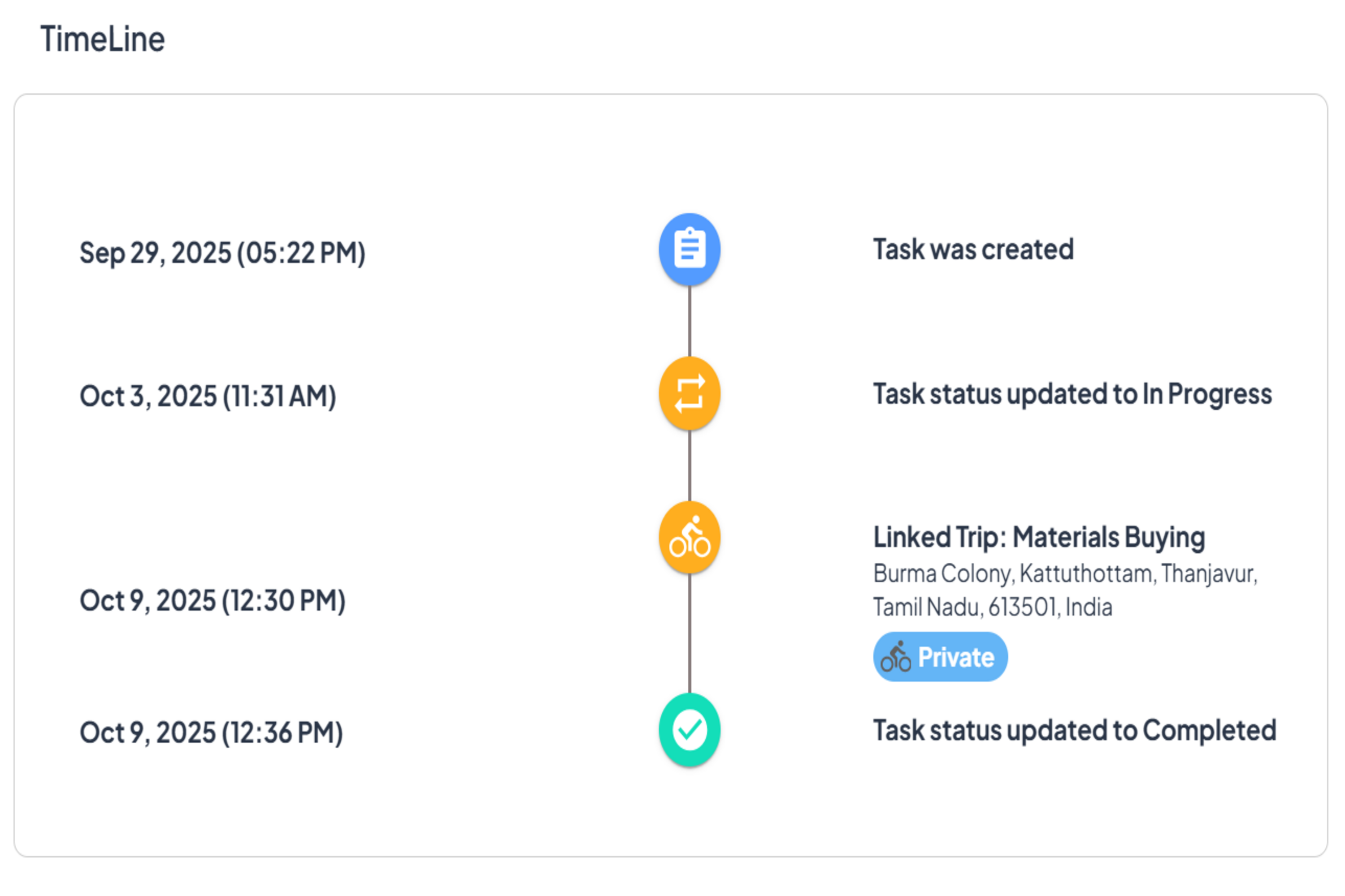 Task Progress Tracking